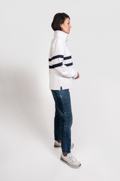NEW Quarter Zip White - Unisex style